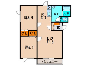 間取図 リジェール・ピーノ