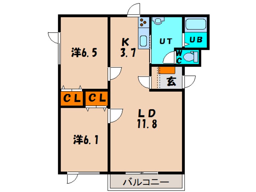 間取図 リジェール・ピーノ