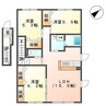 COCODE56 3LDKの間取り