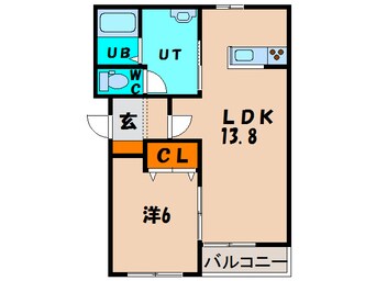 間取図 セゾンクレールⅢ