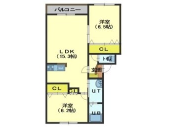 間取図 ル・シャルールレジェⅡ