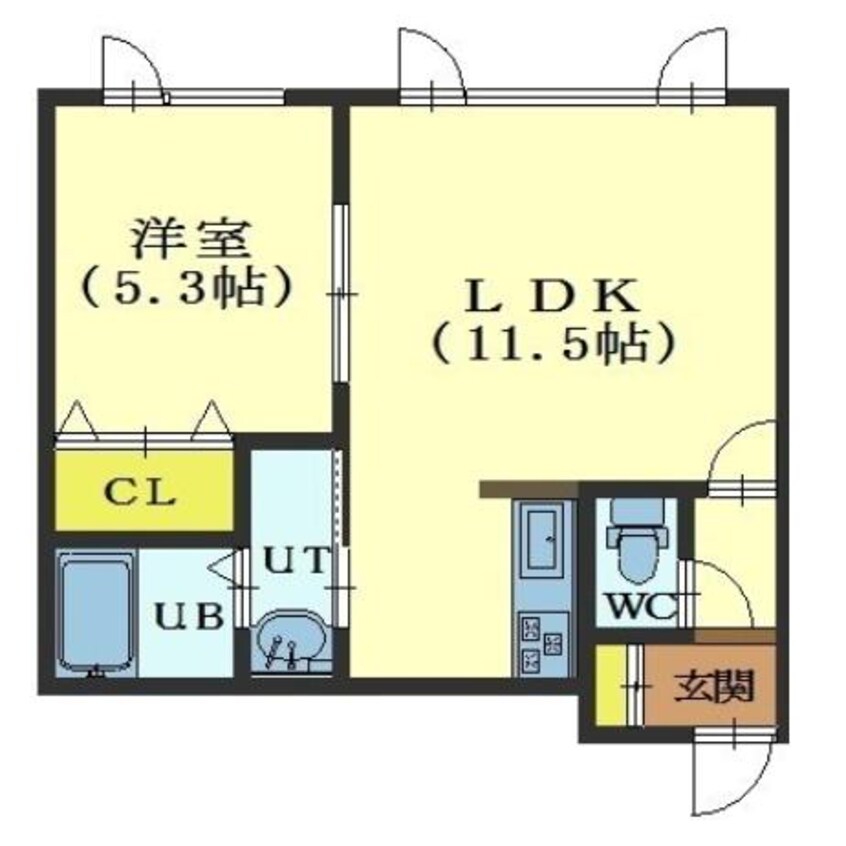 間取図 レジデンスＨ＆Ｈ