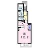 グロリアス　カーサ本町 1Kの間取り