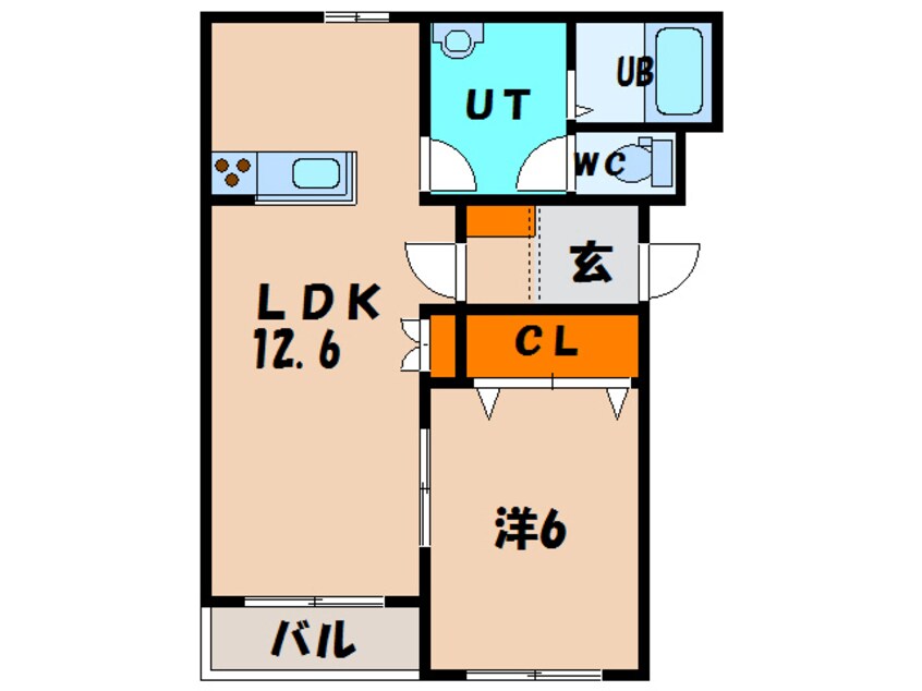 間取図 ラヴィドール