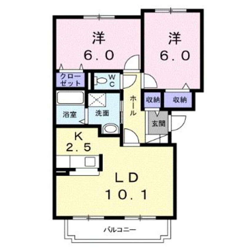 間取図 ソレアード石川