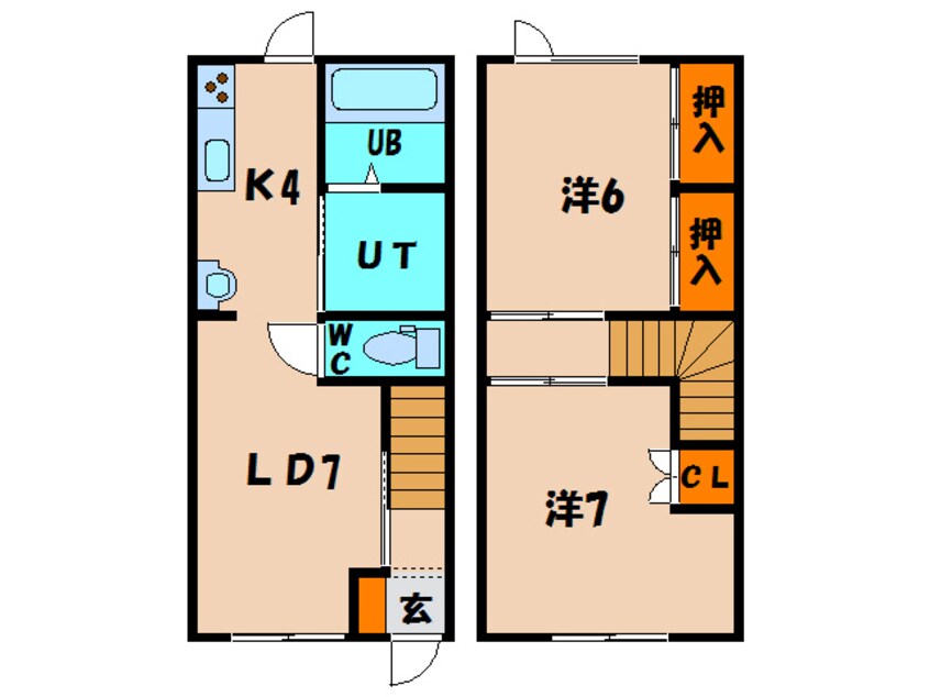 間取図 第1長谷川ハイツ