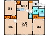 ミキパレス 3LDKの間取り
