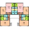 パステルアベニュー港 1Kの間取り