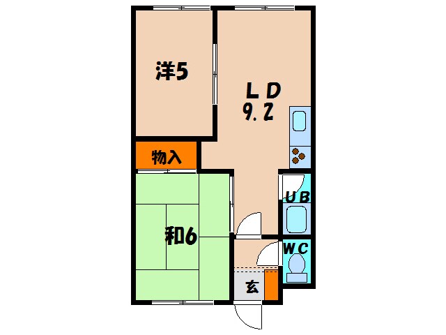 間取り図 ハイツ美原