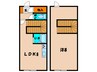 サンシャイン亀田港 1DKの間取り