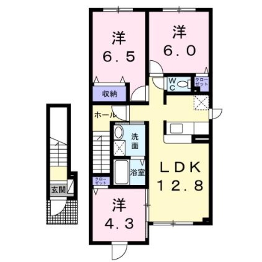 間取図 マイタウン　ラ・フィオーレⅢ