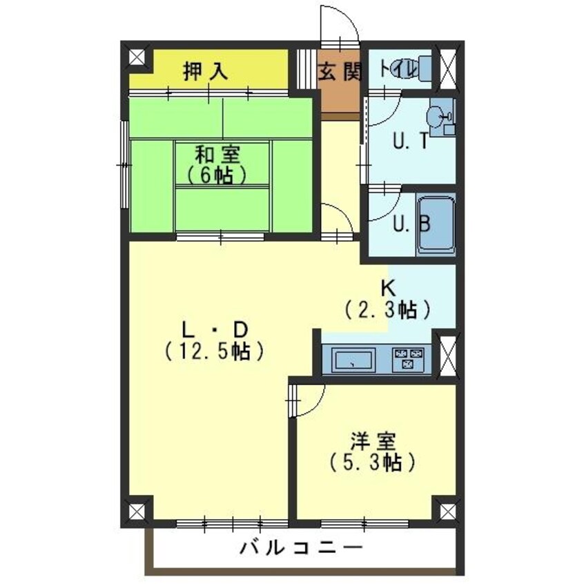 間取図 ロイヤルシティ壱番館