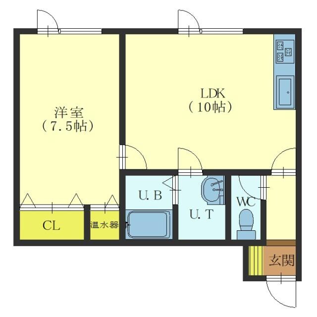間取り図 エクレールⅠ