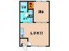shine　シャイン 1LDKの間取り