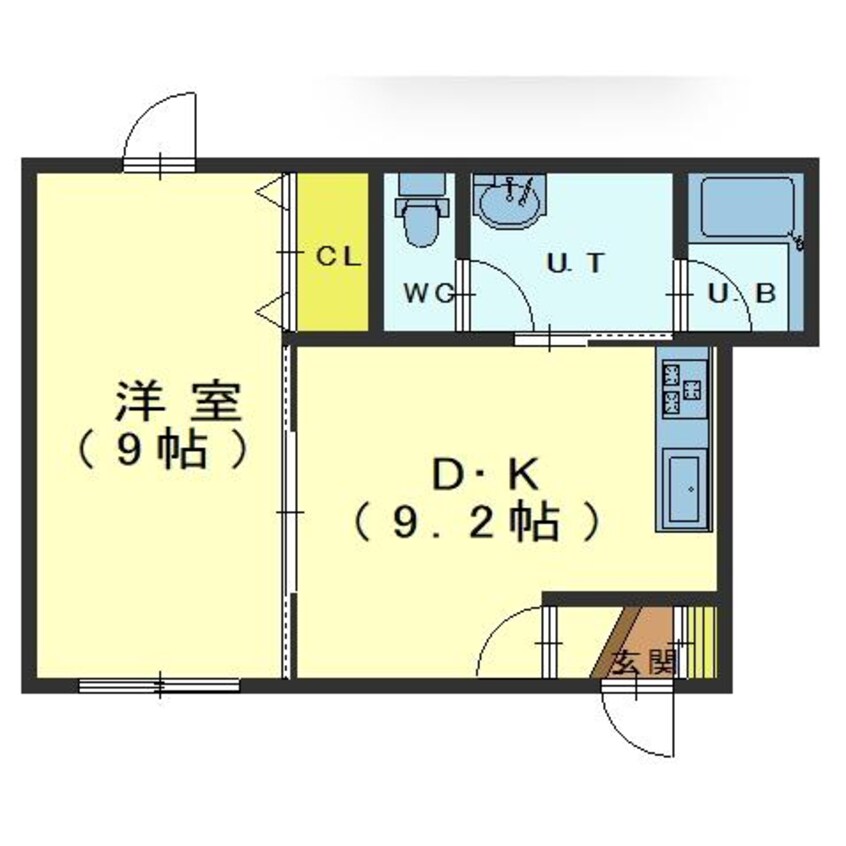 間取図 ディアコート