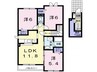 カラードカープ2号棟 3LDKの間取り