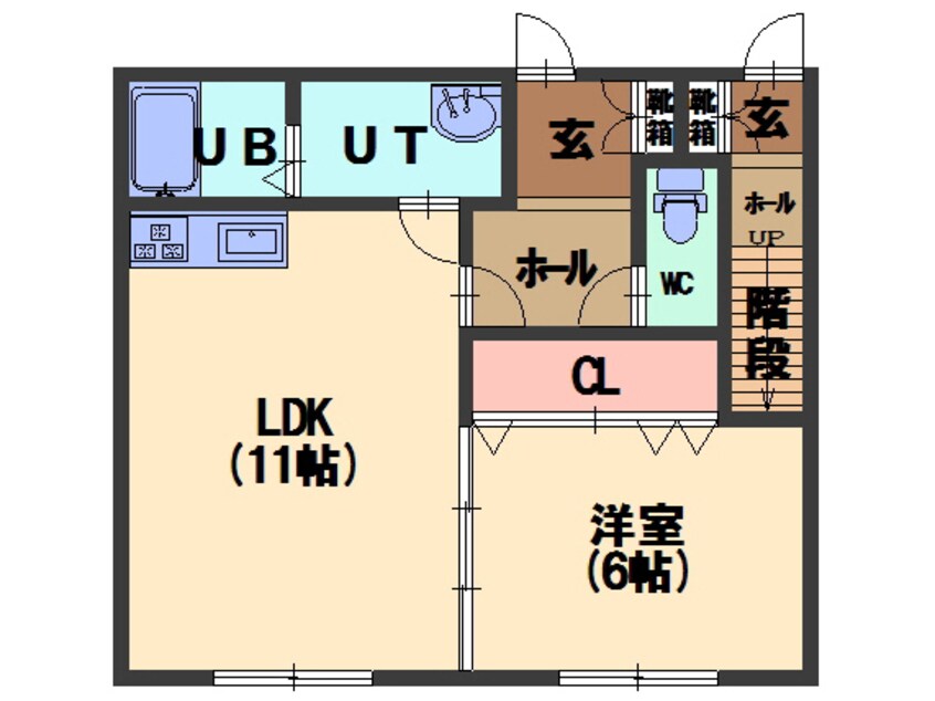 間取図 アスティ久根別