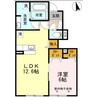 D-room七重浜 1LDKの間取り