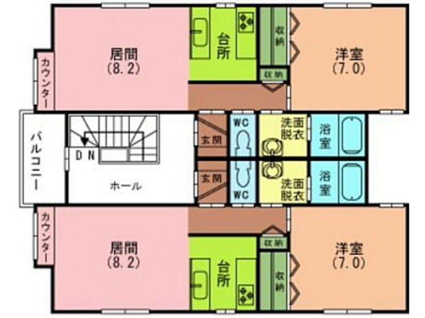 間取図 フェリーチェ