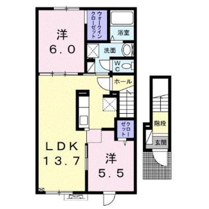 間取図 ペーシュ高丘