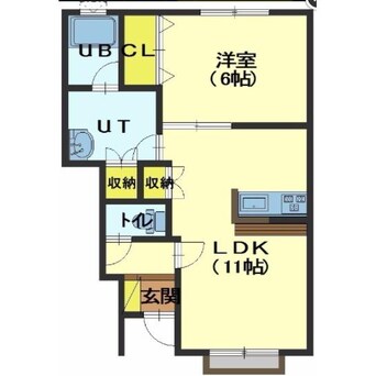 間取図 フロントパーク