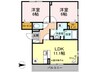 D-room湯川 2LDKの間取り