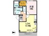 D-room湯川 1LDKの間取り
