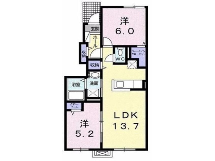 間取図 メゾン五稜郭1番館