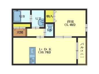 間取図 パーク五稜郭館
