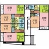 パーク五稜郭館 1LDKの間取り
