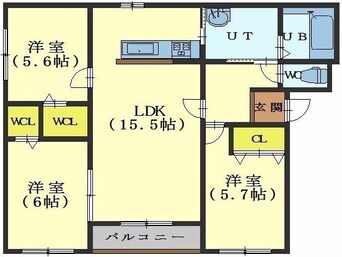 間取図 Ｙ’ｓヴィラ大縄