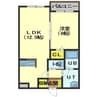 フトゥーラ日吉 1LDKの間取り