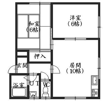 間取図 コーポアサヒⅡ