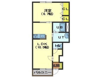 間取図 メゾンデュリバージュ