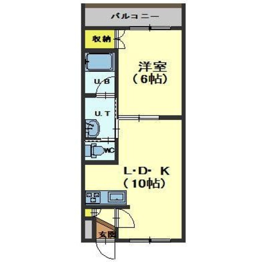 間取図 ピュアパレス五稜郭