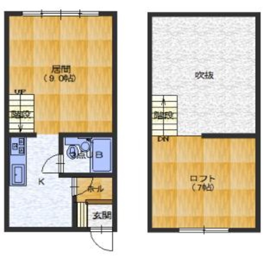 間取図 フロス旭町