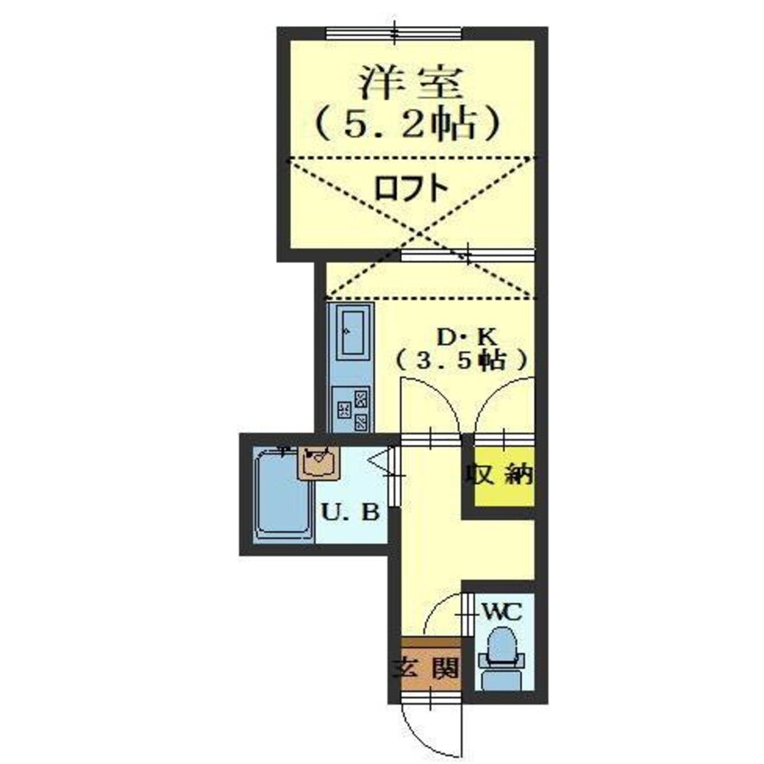 間取図 パレス深堀