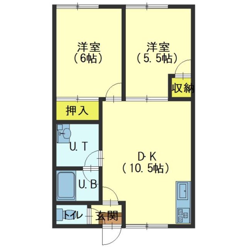 間取図 シティハイムかしわぎ