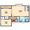 ハイツ昴 2LDKの間取り