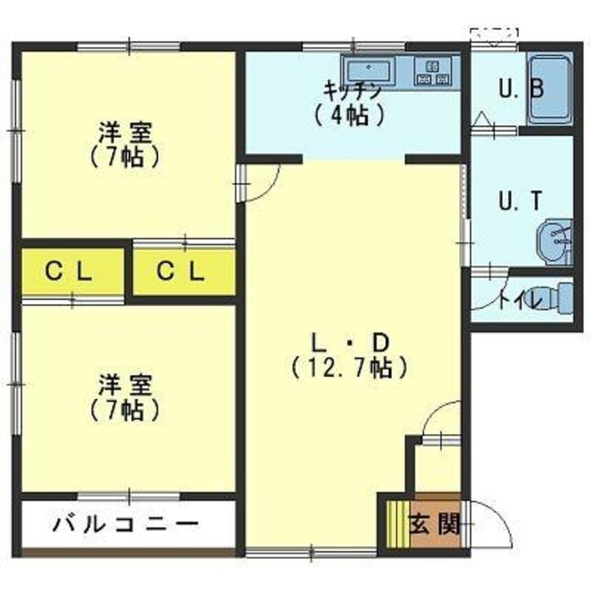 間取図 フォレストパークアネックスⅡ