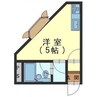 わか勝ビルNo.16 1Rの間取り