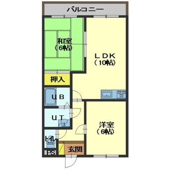 間取図 北浜コスモビル