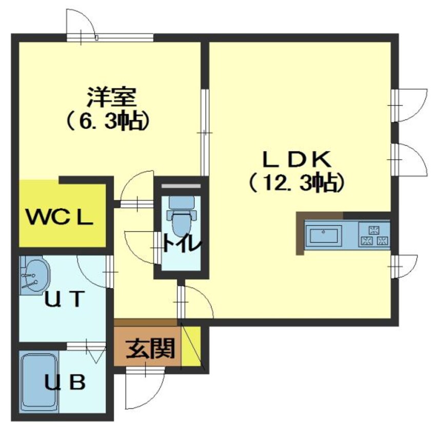 間取図 ラトゥール的場