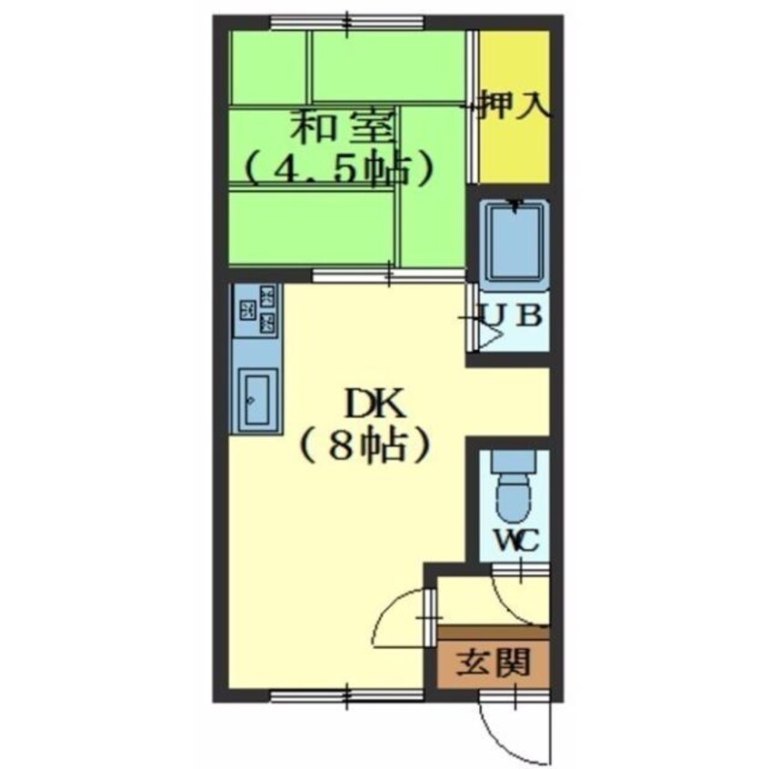 間取図 マンション白樺