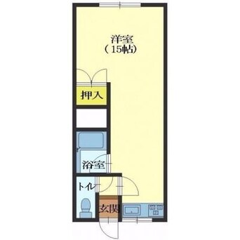 間取図 コーポのとや