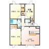 ハウス虹の彩 3LDKの間取り