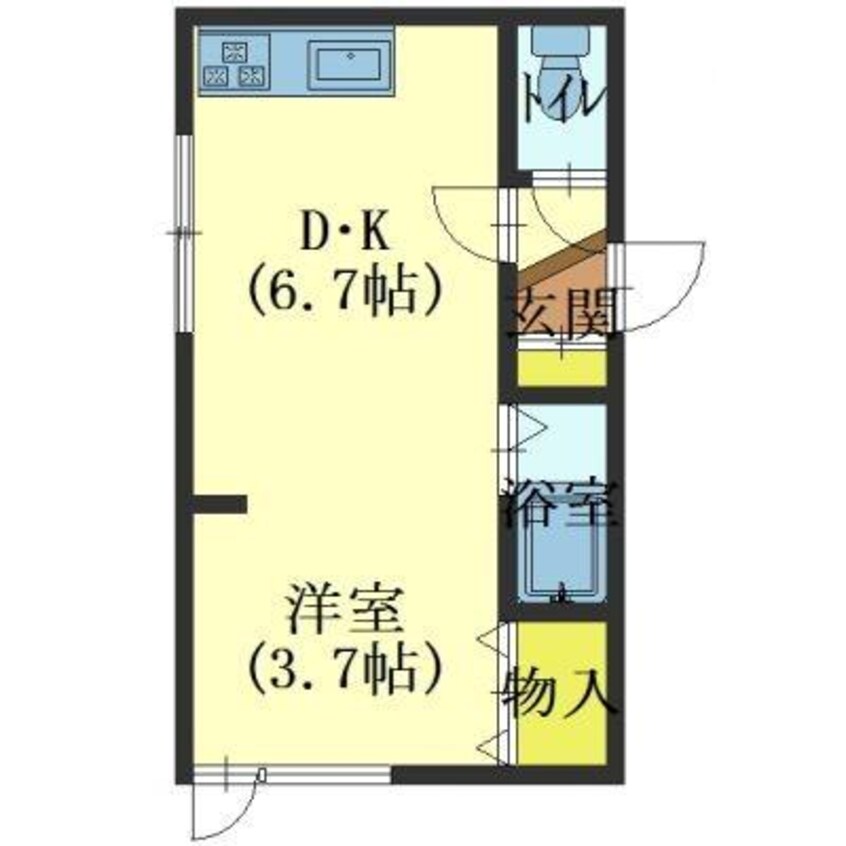 間取図 ハイツサンロード