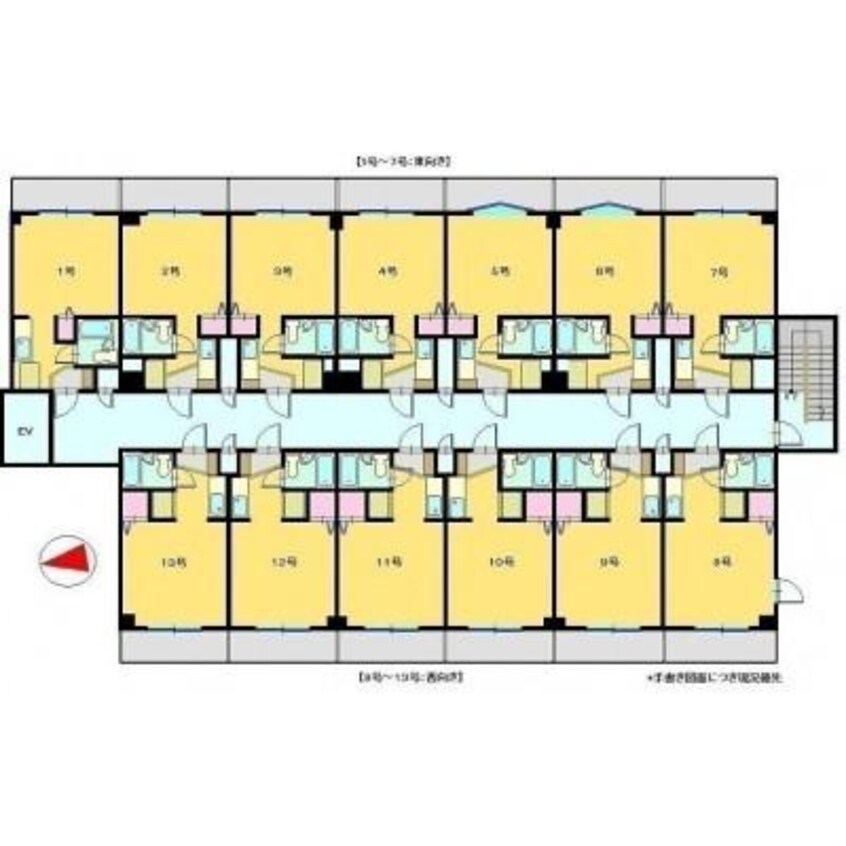 間取図 函館市電２系統/堀川町駅 徒歩22分 3階 築32年