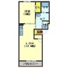 ヌーヴォー昭和 1LDKの間取り