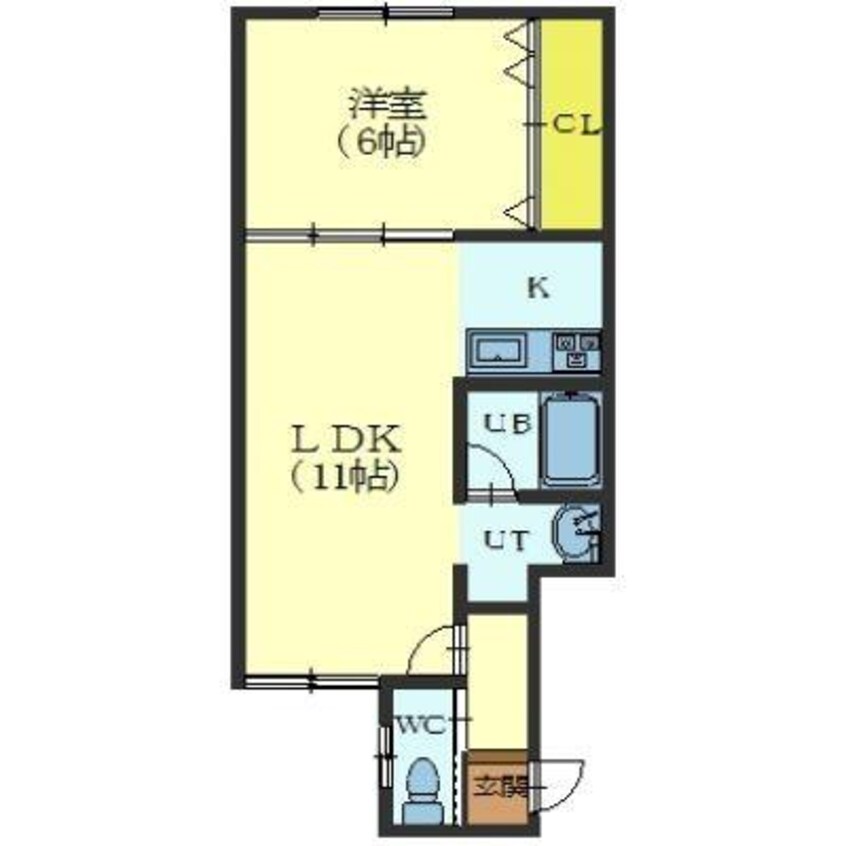 間取図 コーポニッタ